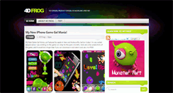 Desktop Screenshot of 4dfrog.com