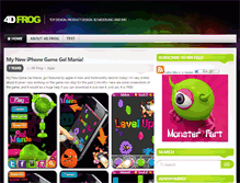 Tablet Screenshot of 4dfrog.com